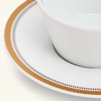 Gage Tea Cup & Saucer White bernardaud gage tea cup saucer white