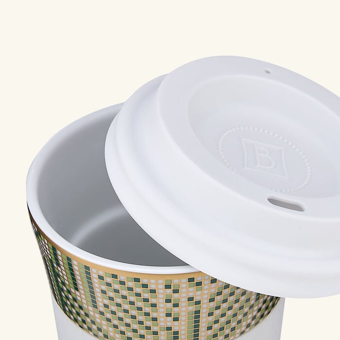 bernardaud augusta nomad travel cup green