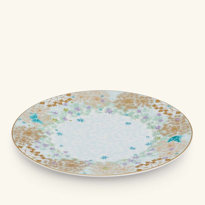 bernardaud feerie michael cailloux salad plate round pink 21cm