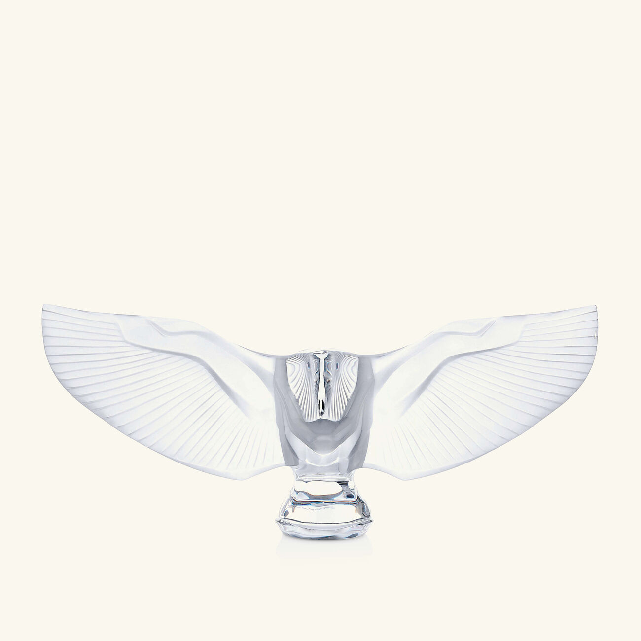 lalique barn owl sculpture small clear