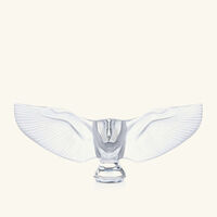 lalique barn owl sculpture small clear