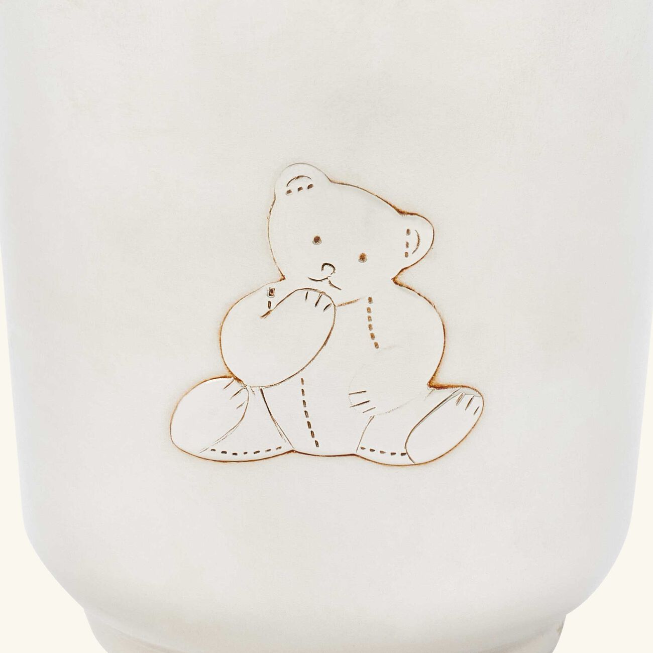 christofle charly bear baby cup silver plated