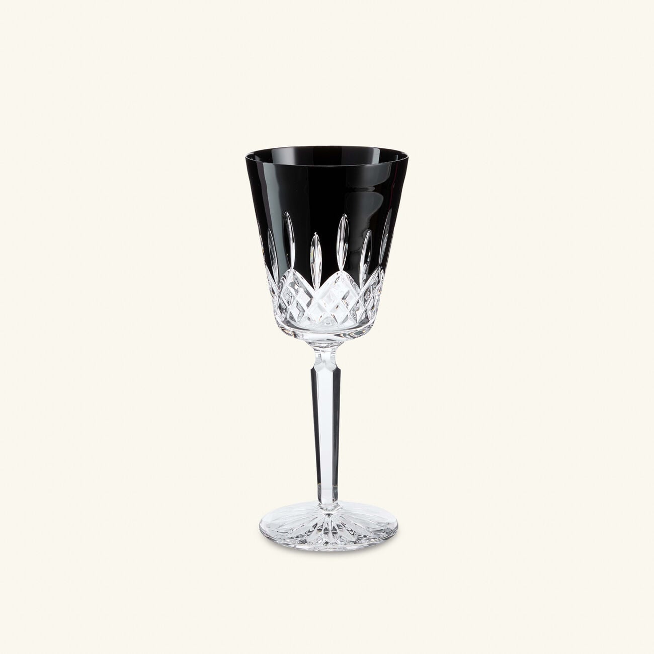 Lismore Black Wine Glass Large Black Set Of 2 waterford lismore black wine glass large black set of 2