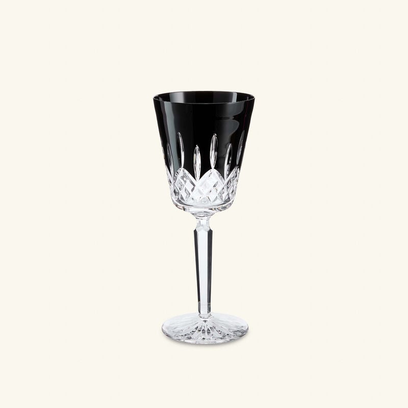 Lismore Black Wine Glass Large Black Set Of 2 waterford lismore black wine glass large black set of 2