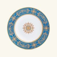 bernardaud aux rois dinner plate round gold 26cm