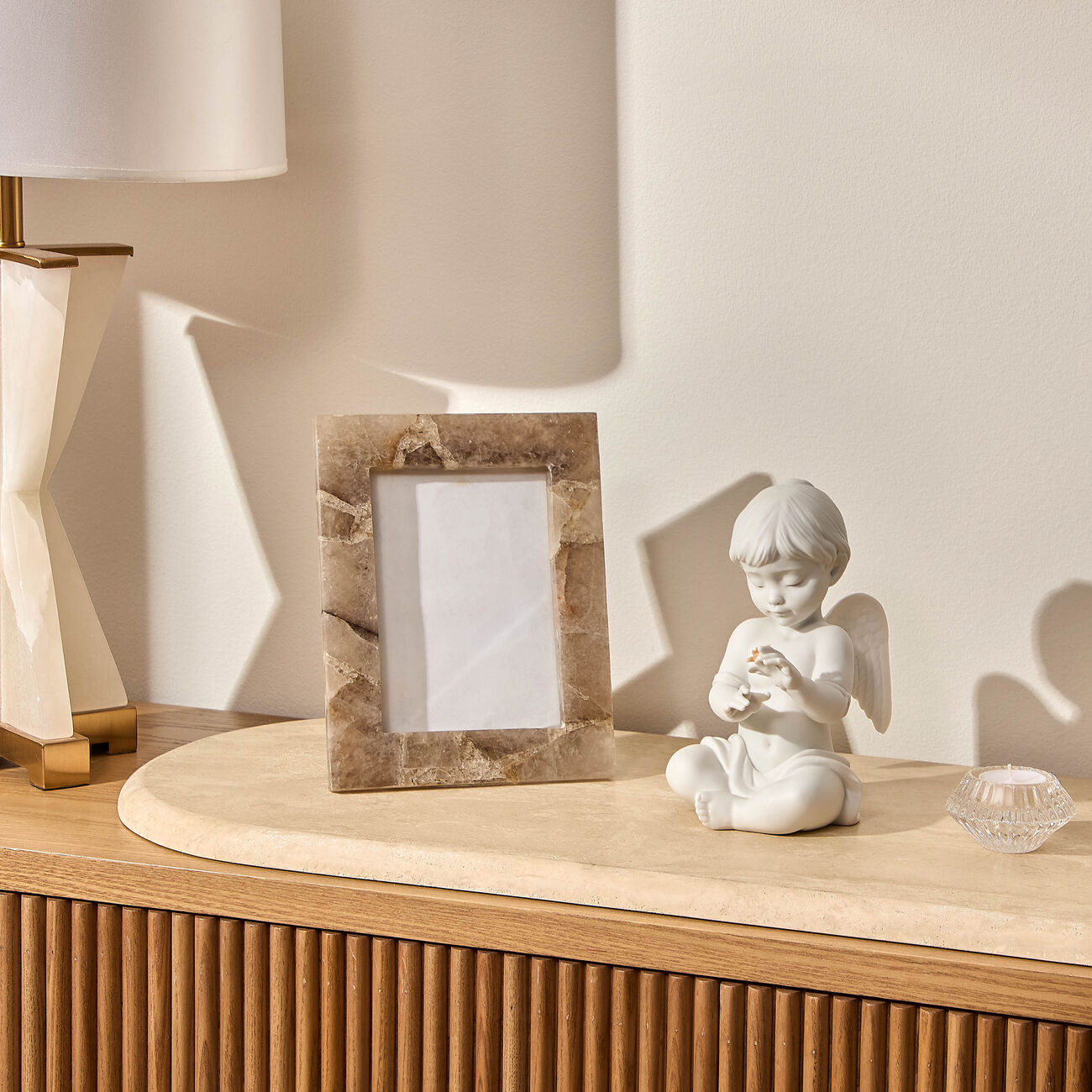 Angel With Flower Sculpture Small White lladro angel with flower sculpture small white