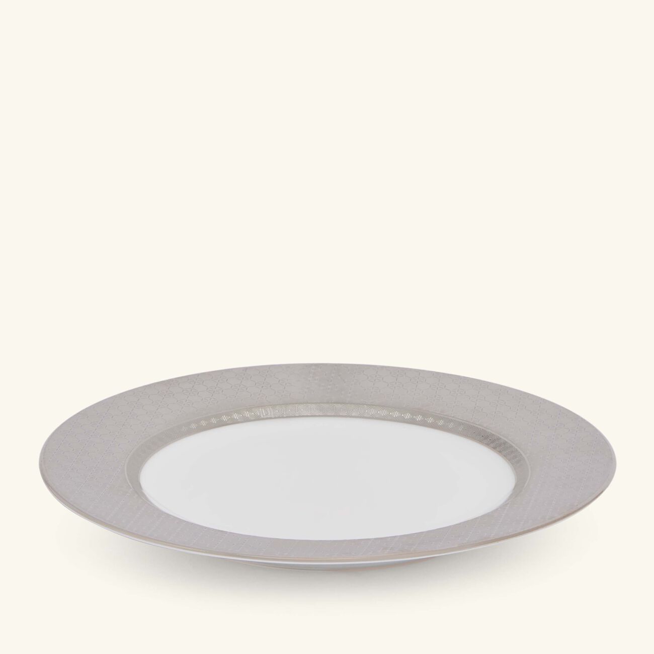 bernardaud divine bread   butter plate round silver 16cm