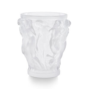 Clear Bacchantes Vase, medium
