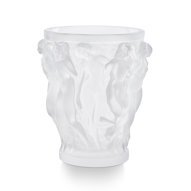 Clear Bacchantes Vase, large