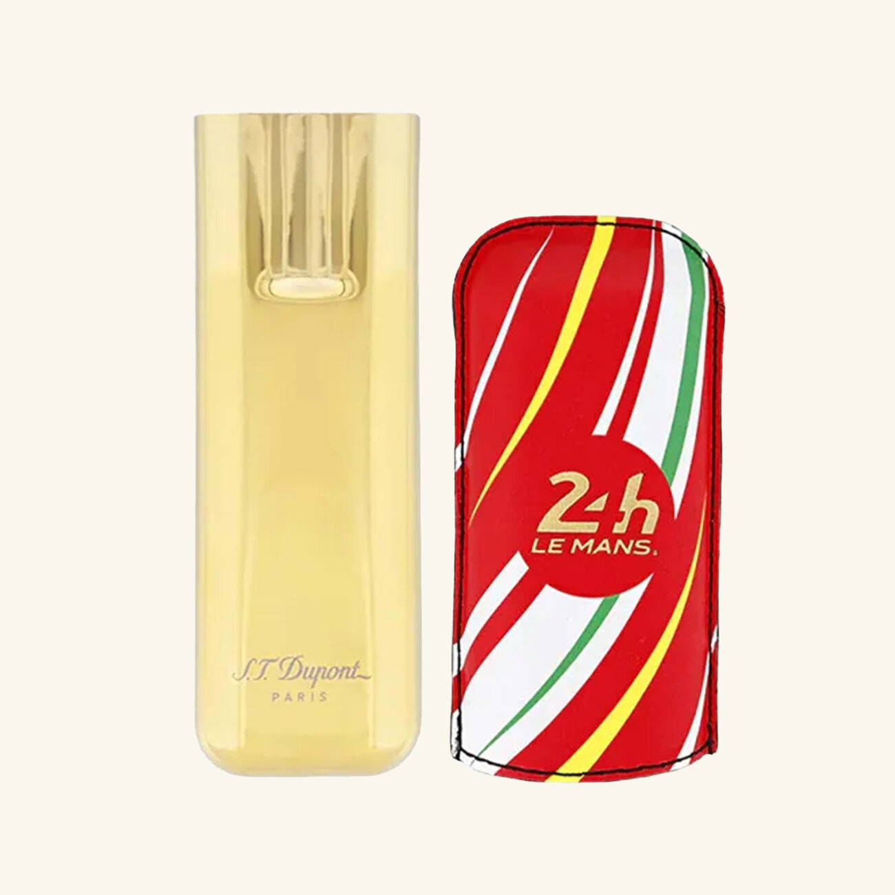 st dupont double cigar case multicolored