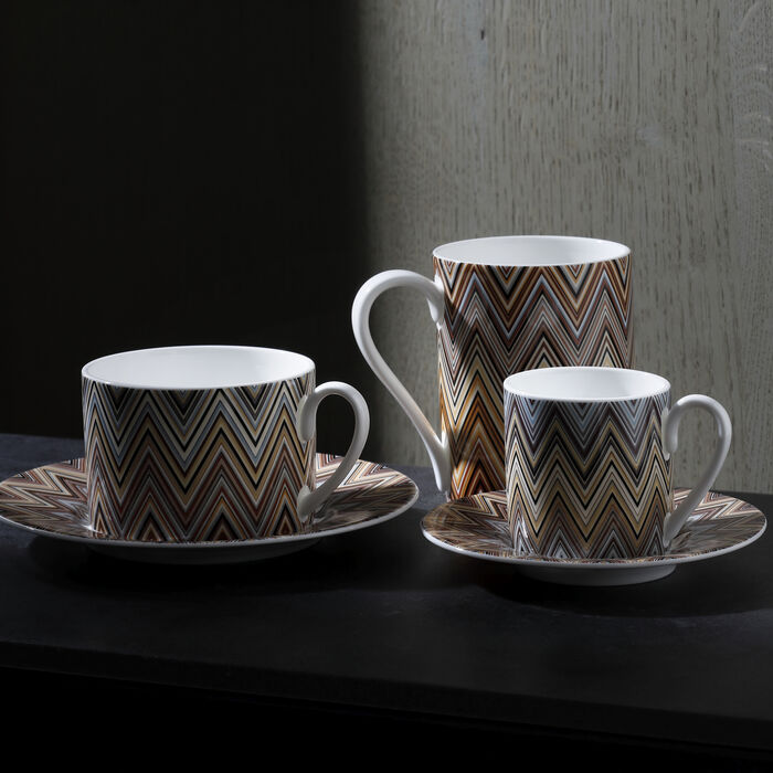 missoni home zig zag jarris coffee cup   saucer pattern