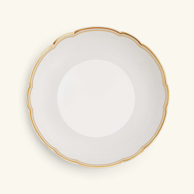 Pompadour Soup Plate Round Gold 19cm bernardaud pompadour soup plate round gold 19cm