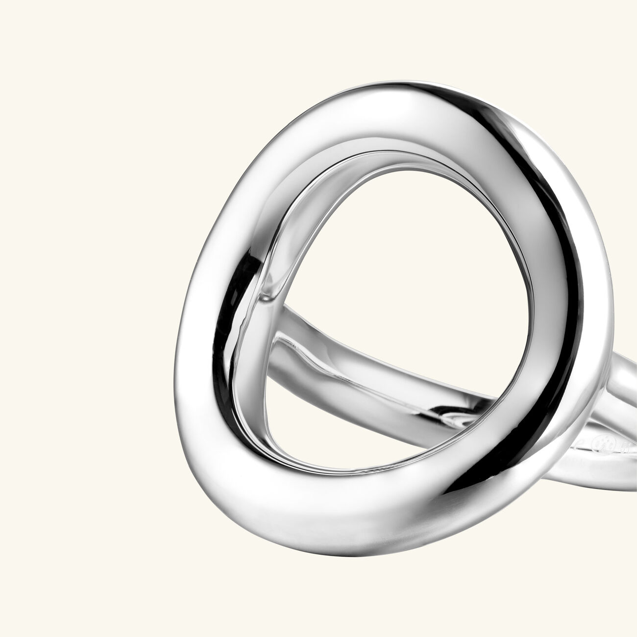 خاتم إيدول دو كريستوفل بريدج فضي   مقاس 55