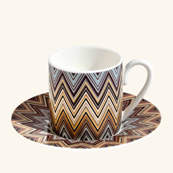 missoni home zig zag jarris coffee cup   saucer pattern