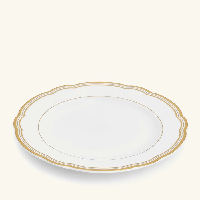 bernardaud pompadour bread   butter plate round gold 16cm