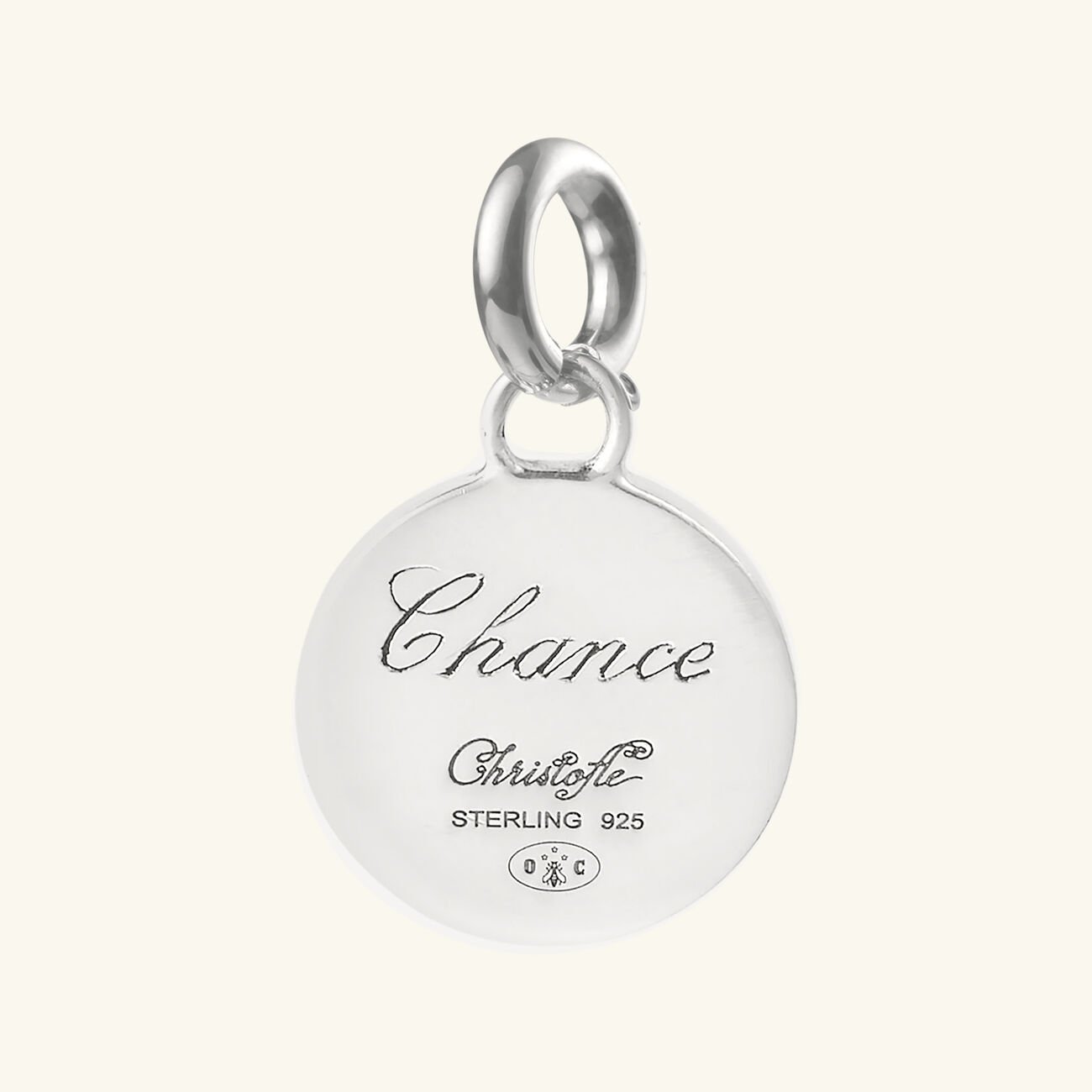 Chri-Chri Ondulations Medal Sterling Silver christofle chri chri ondulations medal sterling silver