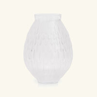 lalique plumes vase mini clear