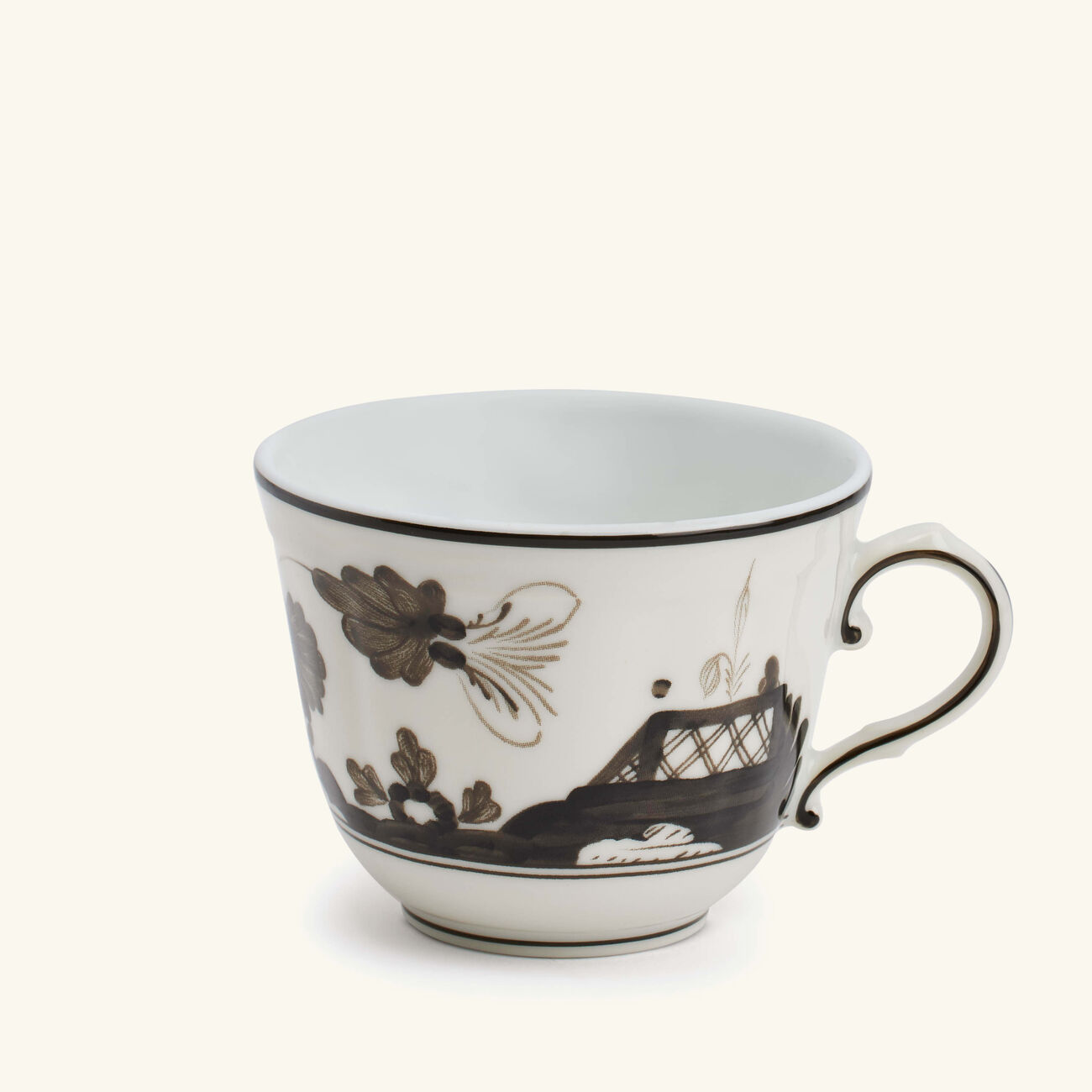 Antico Doccia Coffee Cup Black ginori 1735 antico doccia coffee cup black