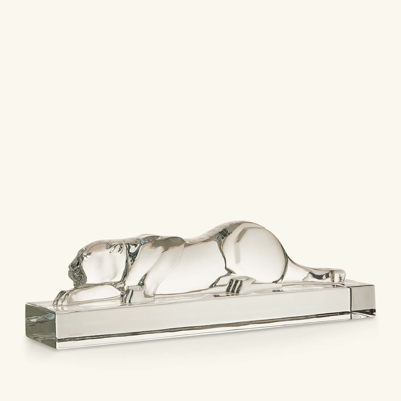 Héritage Panther Sculpture Medium Black baccarat h ritage panther sculpture medium black