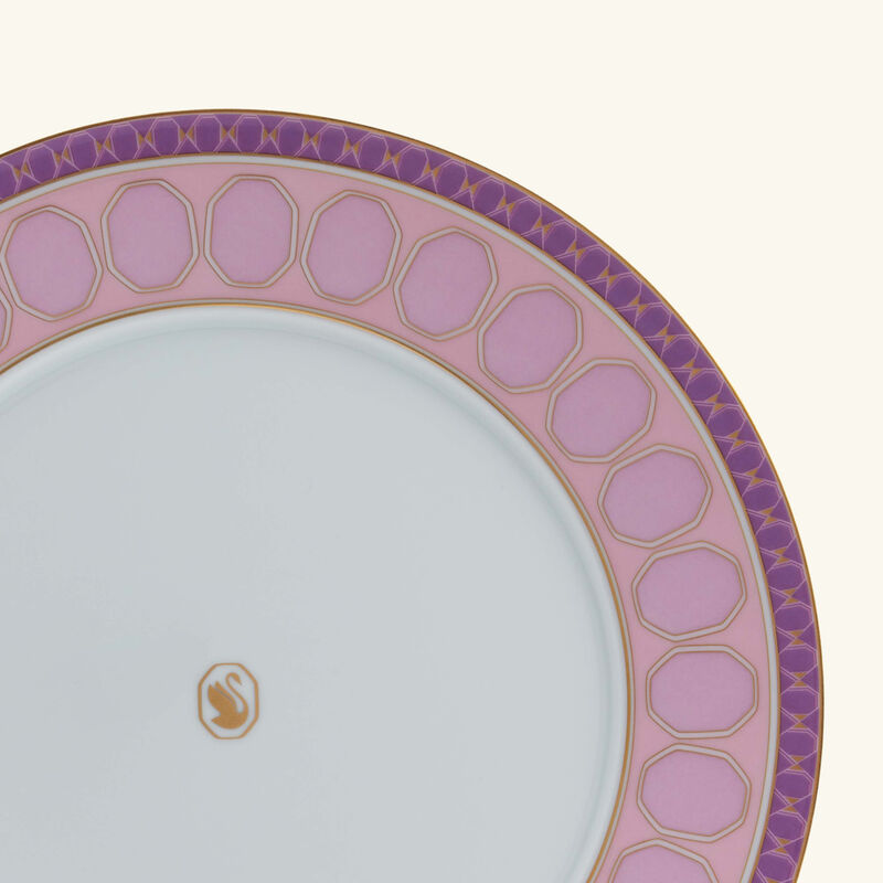 rosenthal signum rose plate round pink 23cm