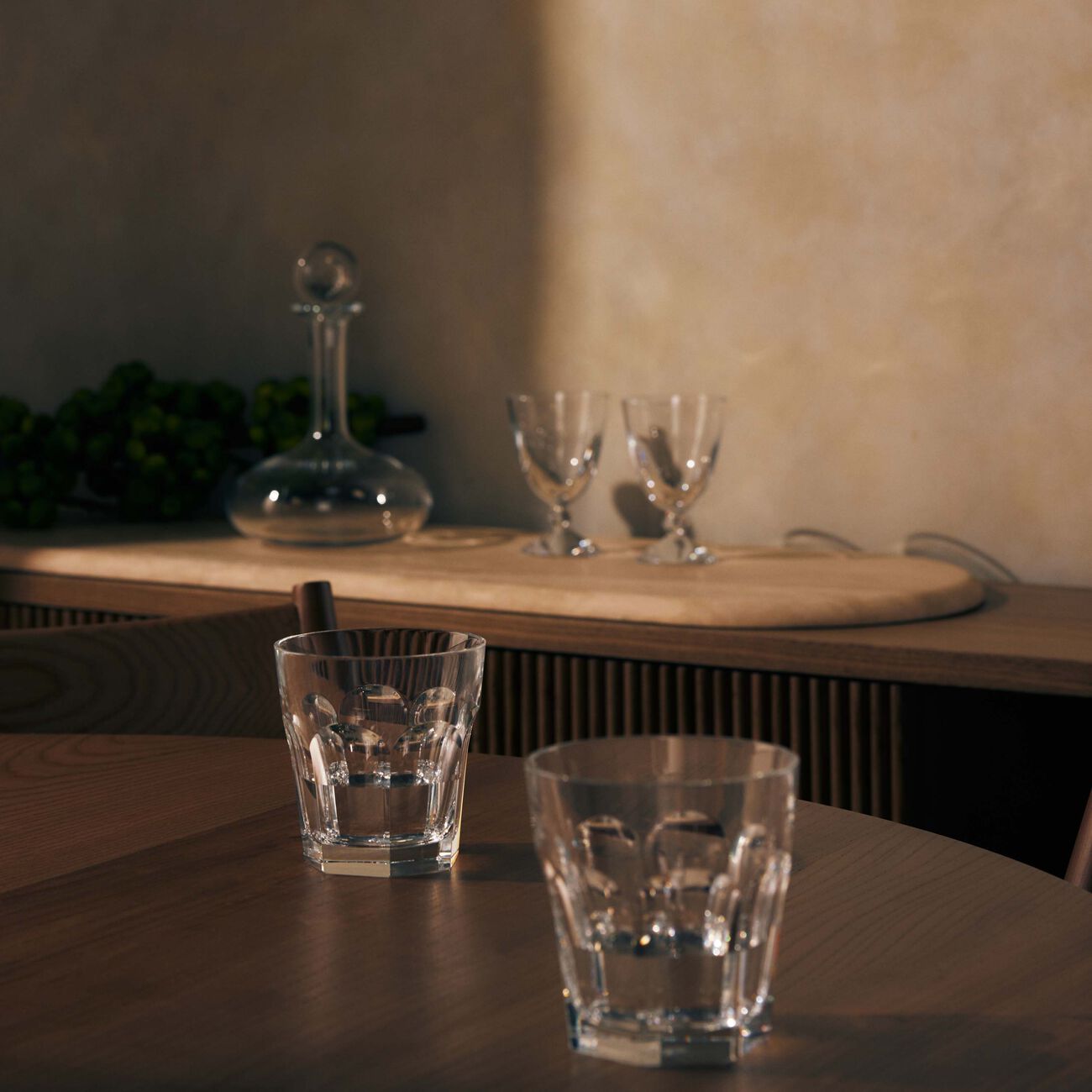 باكارا طقم هاركورت مؤلف من كأسي للشرب باللون الشفاف