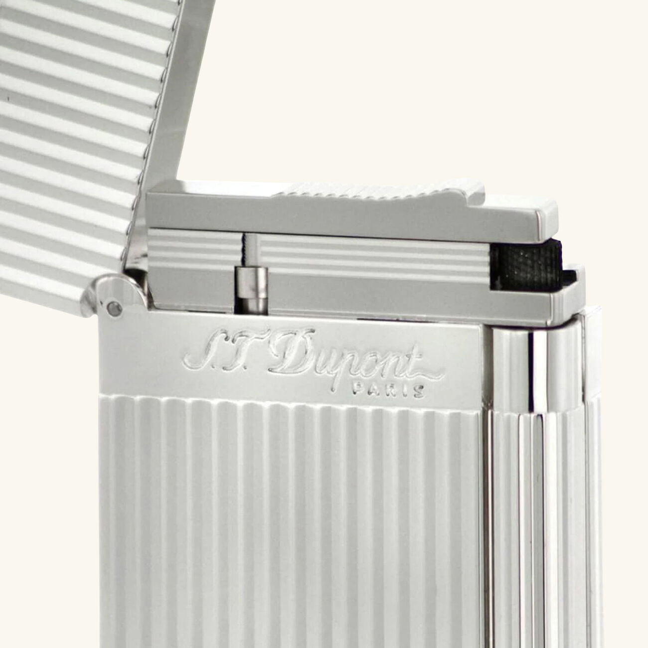 st dupont ligne 2 lighter silver
