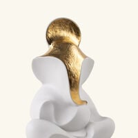lladro lord ganesha eternal light scuplture small white