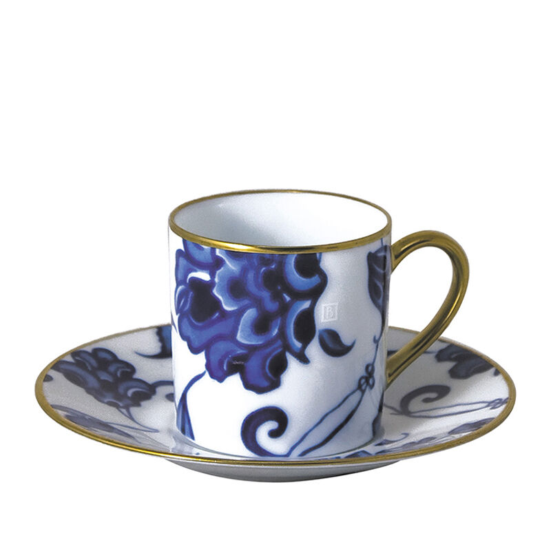 Prince Bleu Coffee Cups And Saucers, large
