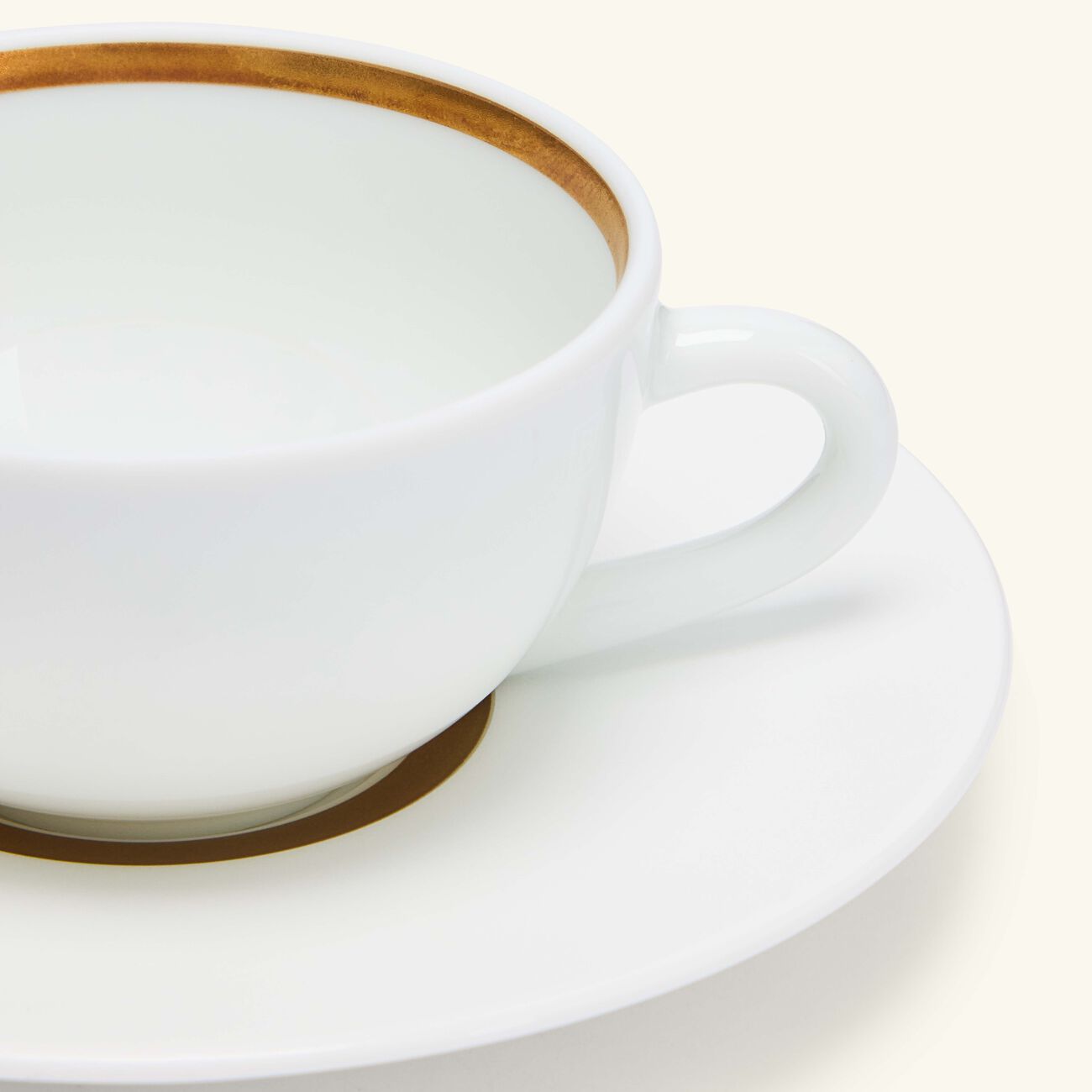 bernardaud kronos or coffee cup   saucer white