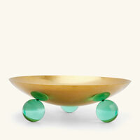 Globo Tripod Centerpiece Gold jonathan adler globo tripod centerpiece gold