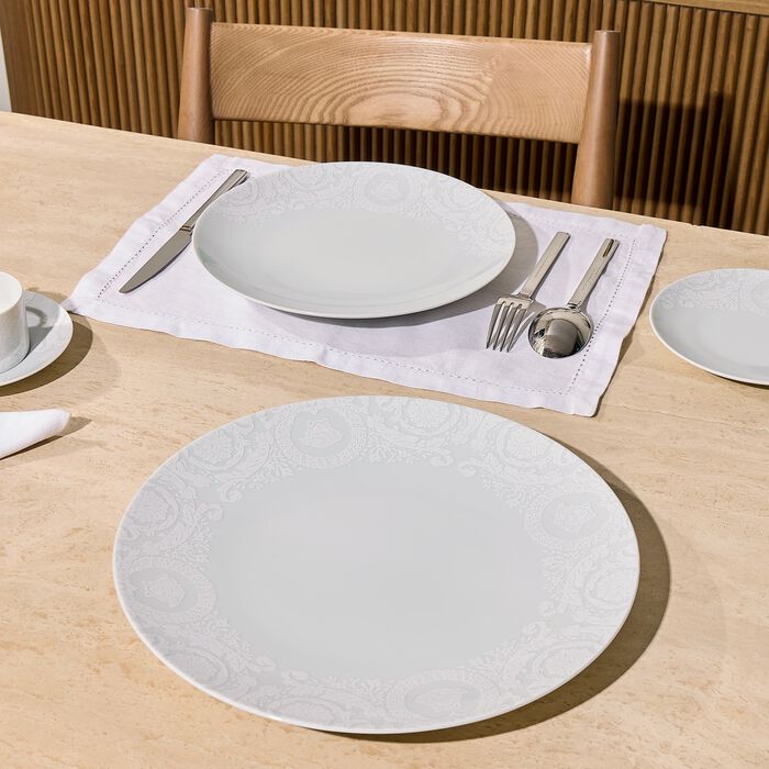 Barocco'92 Bianco Underplate Round White 33cm versace barocco 92 bianco underplate round white 33cm