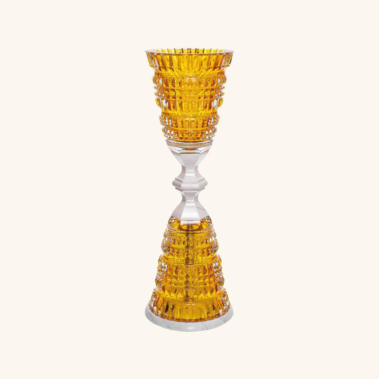 New Antique Mirage Vase Yellow Large baccarat new antique mirage vase yellow large