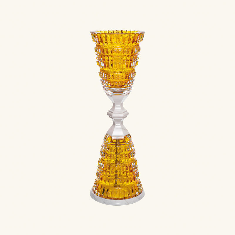 New Antique Mirage Vase Yellow Large baccarat new antique mirage vase yellow large