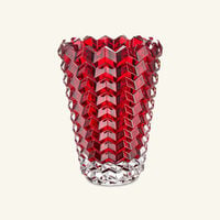 Eye Zigzag II Vase Medium Red baccarat eye zigzag ii vase medium red