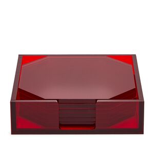Rouge 540 Coaster in Red, Set of 6, medium