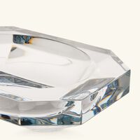 باكارا صينية الحلى والمجوهرات أوكتوجون بتصميم شفاف مستطيل الشكل   بالحجم الصغير