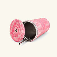 Barocco Crystal Travel Cup Pink versace barocco crystal travel cup pink