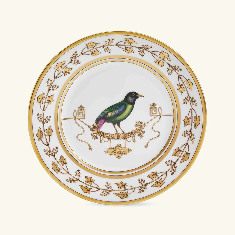Impero Geai Bread Plate Round Gold 16cm ginori 1735 impero geai bread plate round gold 16cm