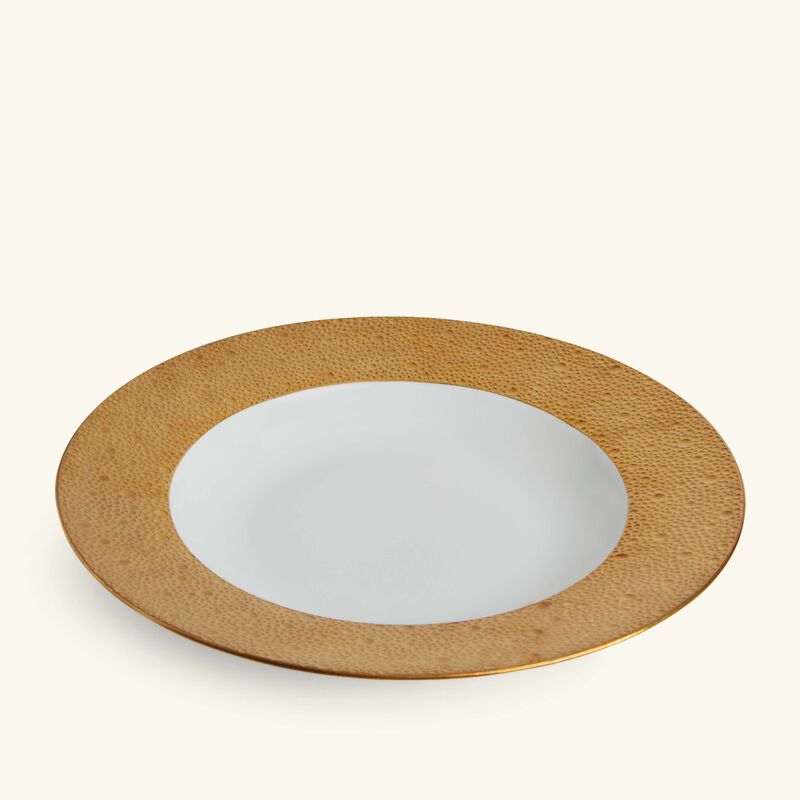 Ecume Soup Plate Round Gold 29cm bernardaud ecume soup plate round gold 29cm