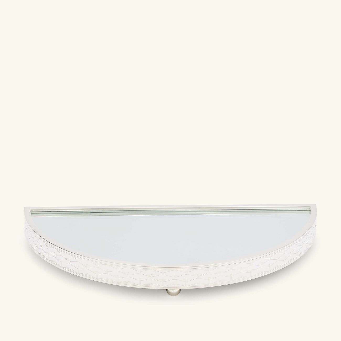 كريستوفل صينية الضيافة سيف دارجان على شكل نصف دائرة صغيرة فضية