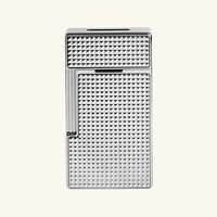 Big D Diamond Head Lighter Silver st dupont big d diamond head lighter silver