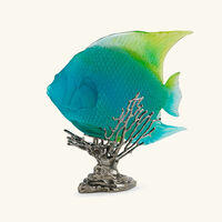 Maya Royal Angelfish Figurine Medium Blue Limited Edition daum maya royal angelfish figurine medium blue limited edition