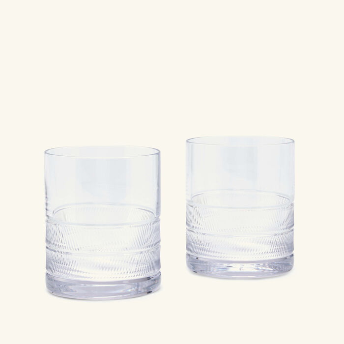 طقم ريمي المؤلف من كأسين كلاسيكيين باللون الشفاف رالف لورين هوم طقم ريمي المؤلف من كأسين كلاسيكيين باللون الشفاف