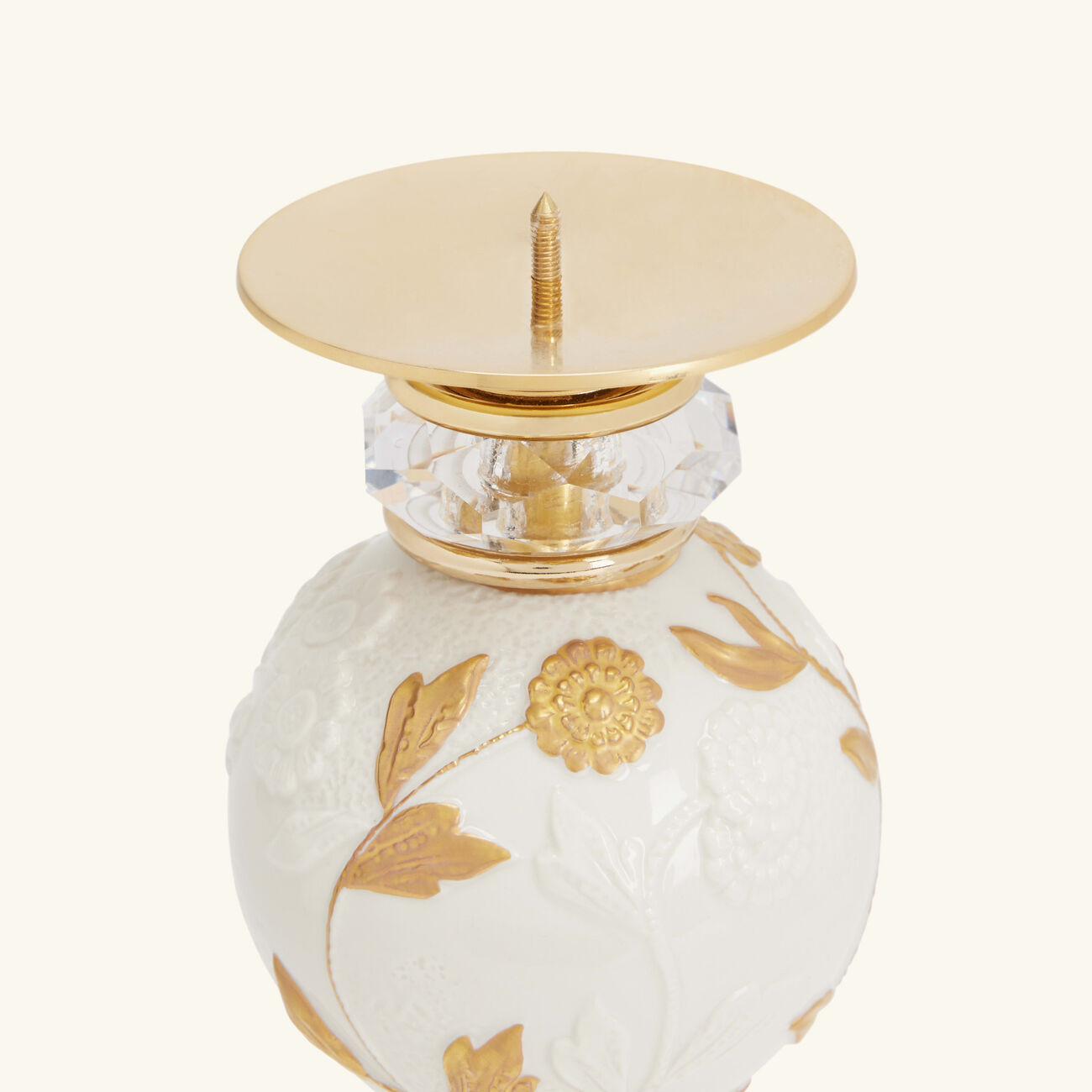 villari taormina candle holder white