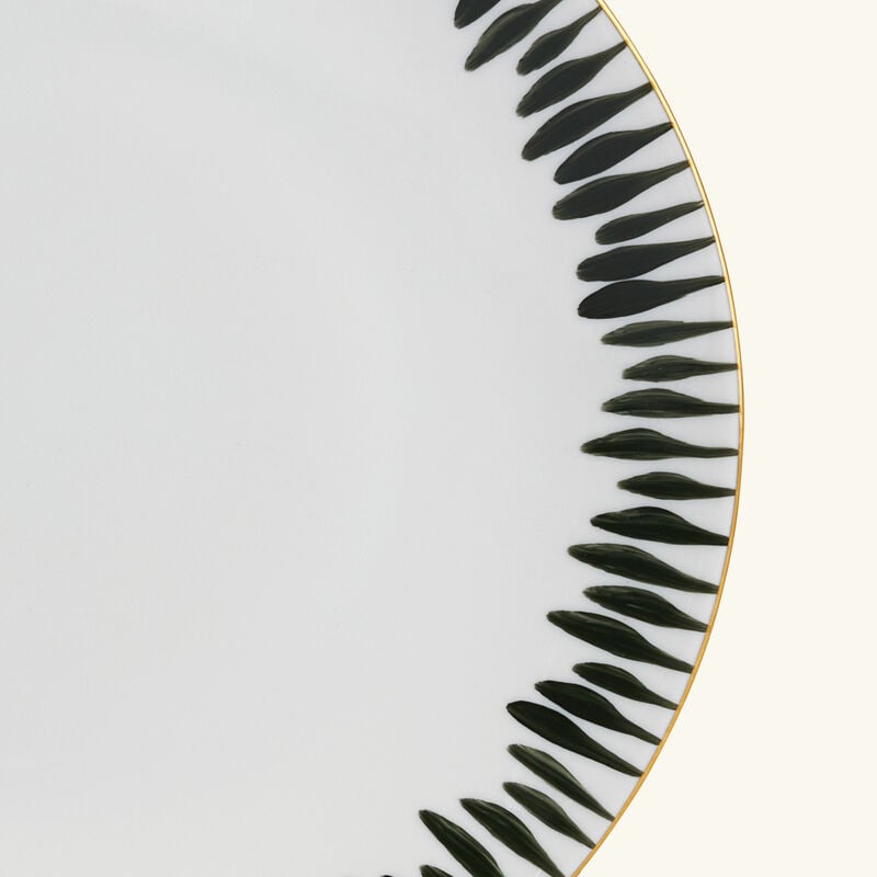 Allée De Cyprès Dinner Plate Round Green 26cm marie daage all e de cypr s dinner plate round green 26cm