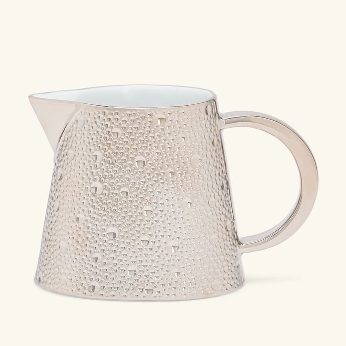 bernardaud ecume milk pitcher silver