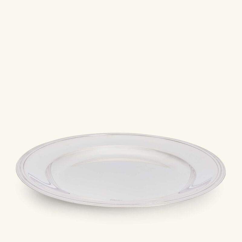 christofle albi serving platter round silver plated 40cm