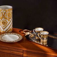 versace i love baroque bianco dinner plate round white 27cm