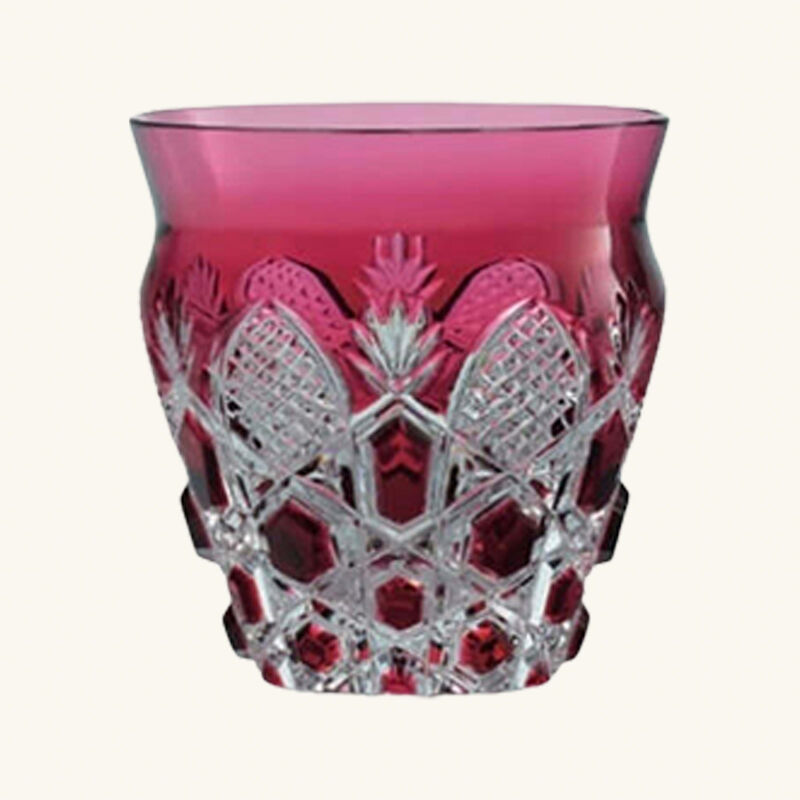 baccarat tsar drinking glass pink