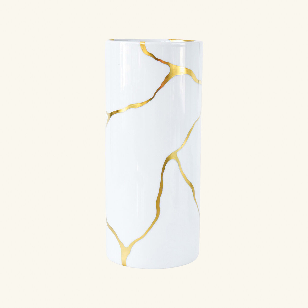 bernardaud kintsugi sarkis vase medium white